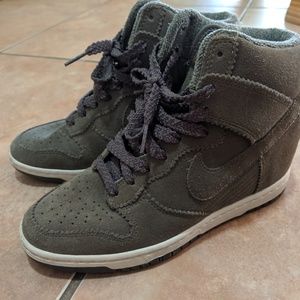 Nike High top wedges.